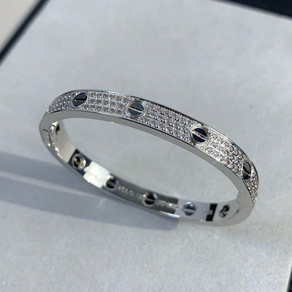 [Love's Uplift]LOVE BRACELET 6.1MM DIAMOND-PAVED CERAMIC