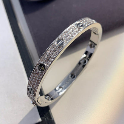 [Love's Uplift]LOVE BRACELET 6.1MM DIAMOND-PAVED CERAMIC