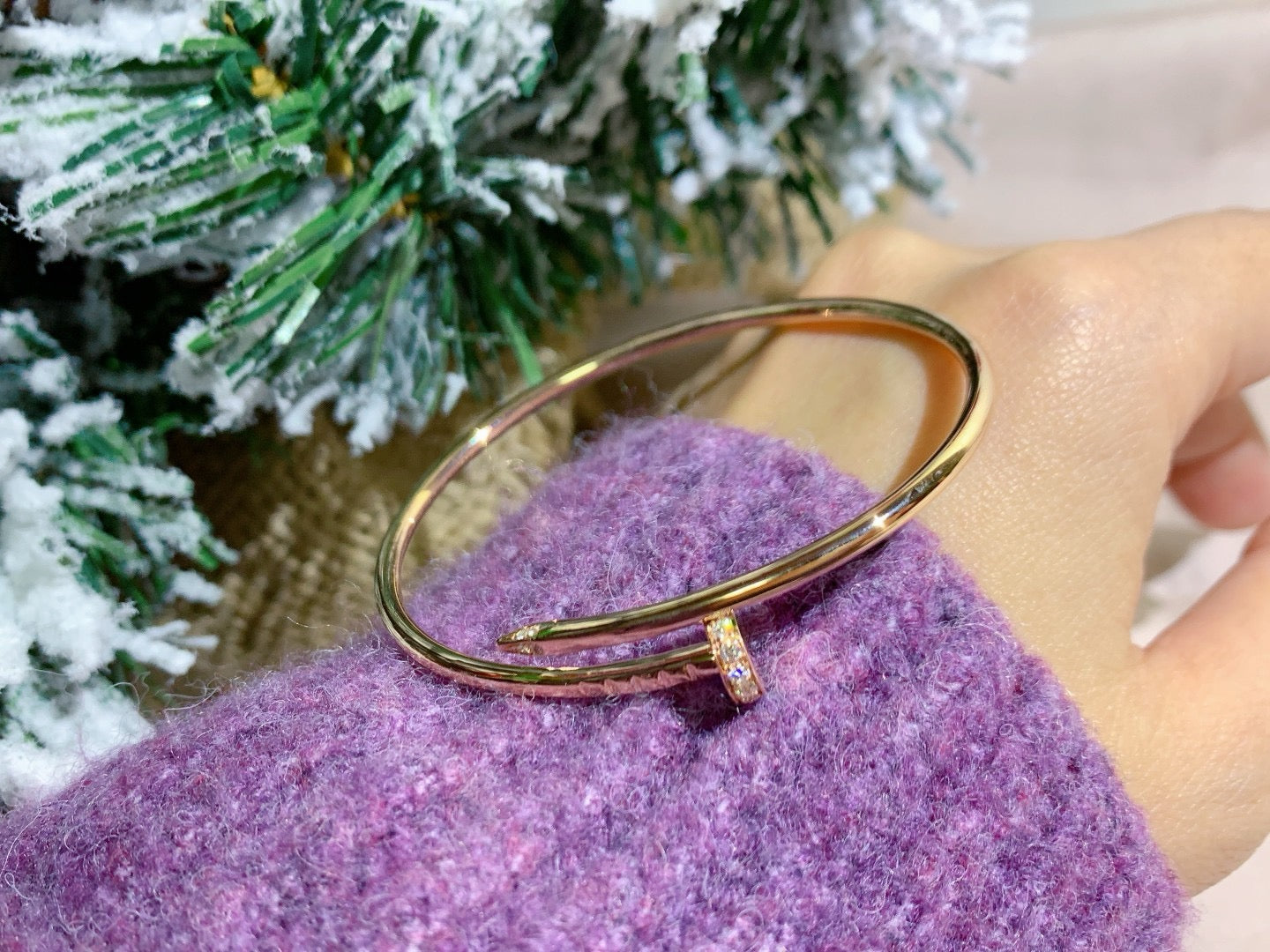 [Love's Uplift]JUSTE BRACELET 2.5MM DIAMONDS