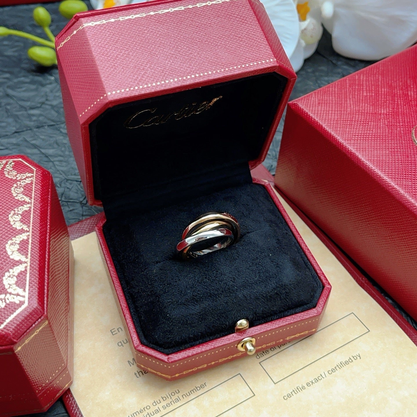 [Love's Uplift Jewelry] TRINITY 3.2MM RING COLLECTION