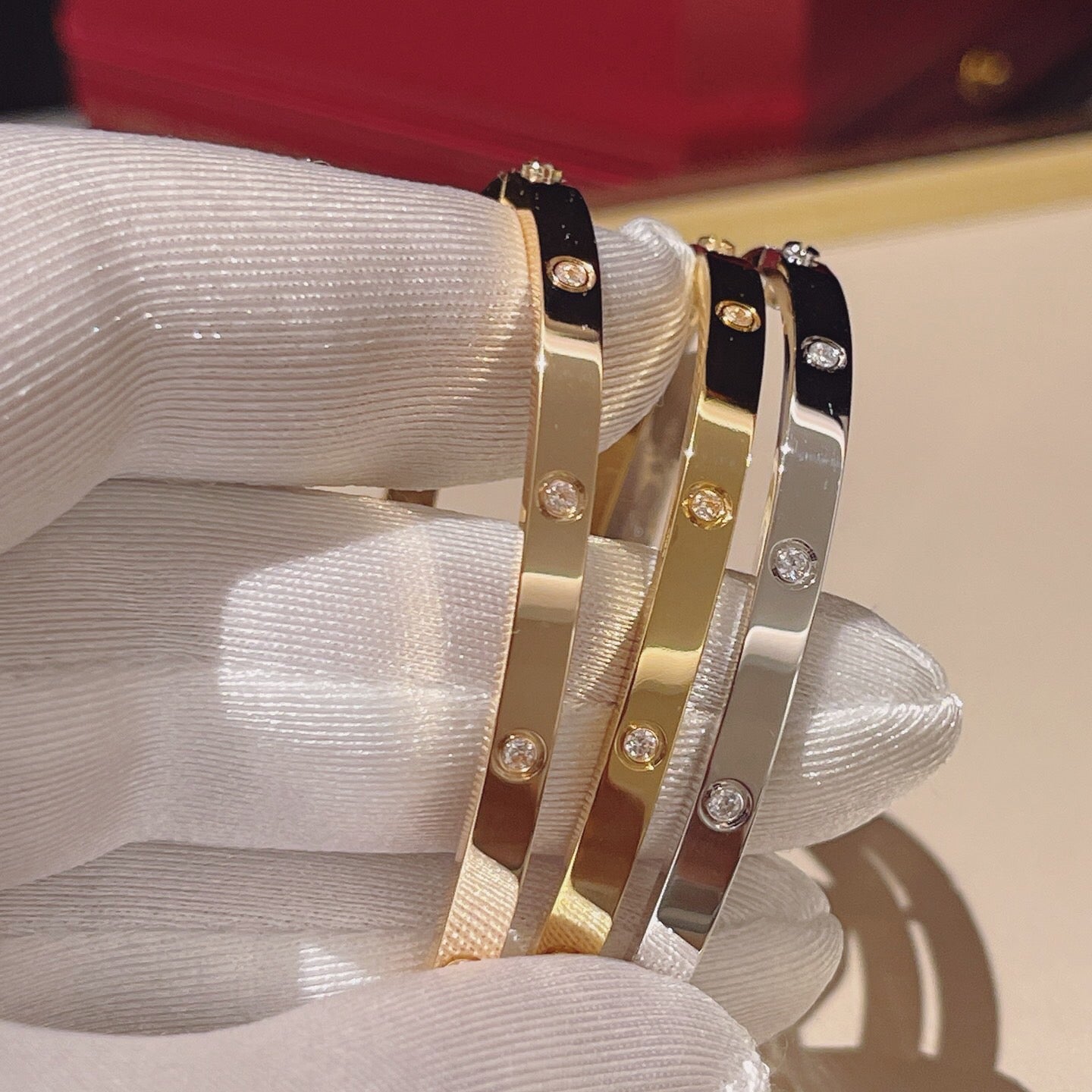 [Love's Uplift]LOVE BRACELET 3.65MM 10 DIAMONDS