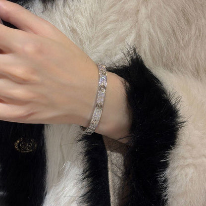 [Love's Uplift]LOVE BRACELET 6.1MM DIAMOND-PAVED