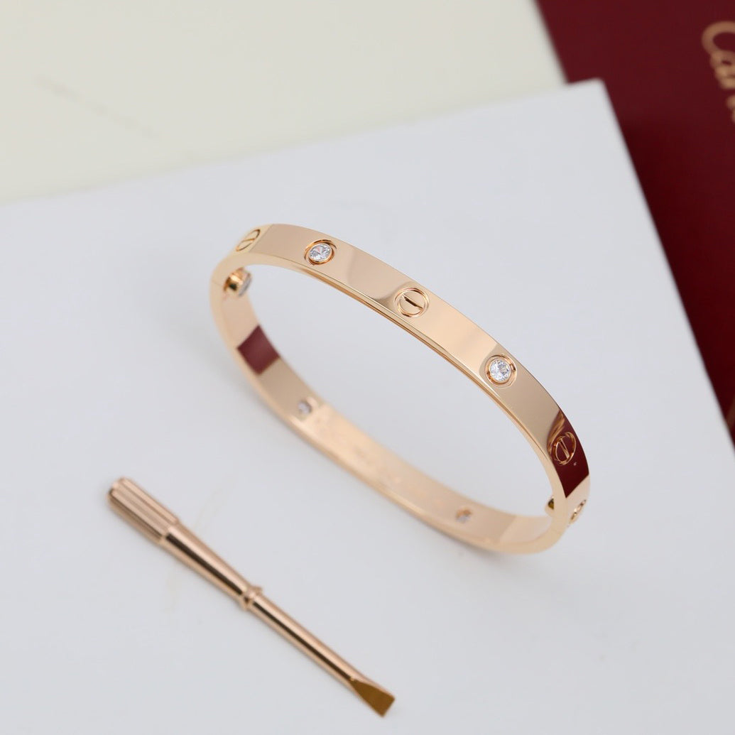 [Love's Uplift]LOVE BRACELET 6.1MM 4 DIAMONDS