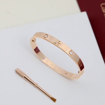 [Love's Uplift]LOVE BRACELET 6.1MM 4 DIAMONDS