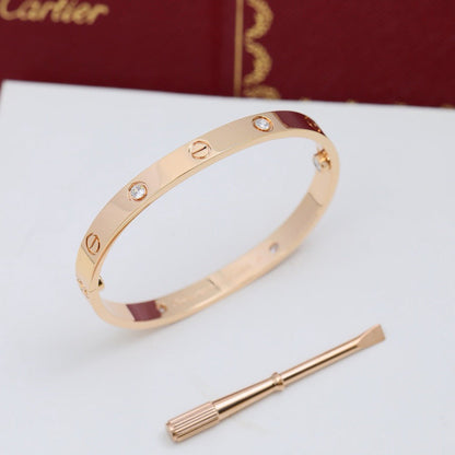 [Love's Uplift]LOVE BRACELET 6.1MM 4 DIAMONDS