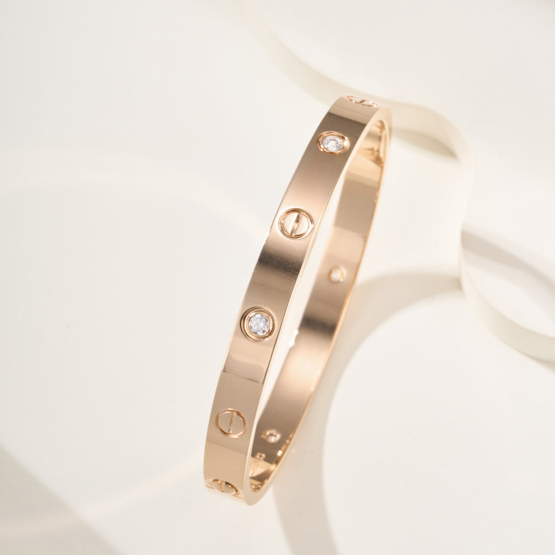 [Love's Uplift]LOVE BRACELET 6.1MM 4 DIAMONDS