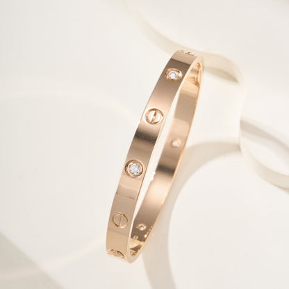 [Love's Uplift]LOVE BRACELET 6.1MM 4 DIAMONDS