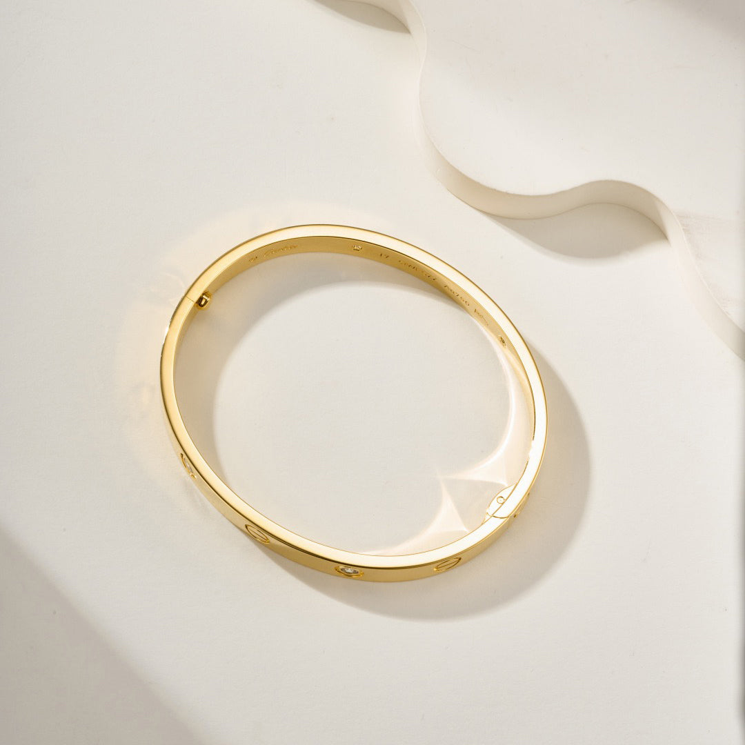 [Love's Uplift]LOVE BRACELET 6.1MM 4 DIAMONDS