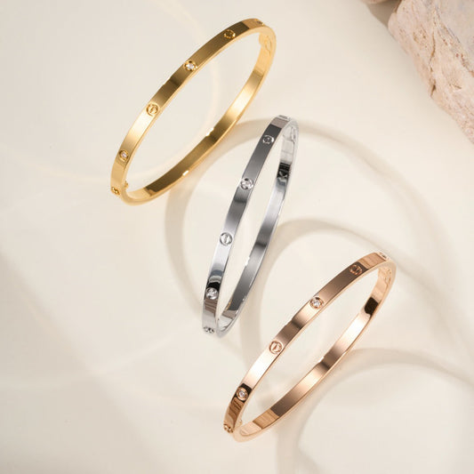 [Love's Uplift]LOVE BRACELET 3.65MM 6 DIAMONDS