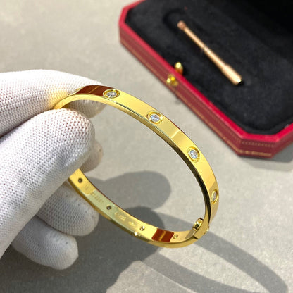 [Love's Uplift]LOVE BRACELET 6.1MM 10 DIAMONDS
