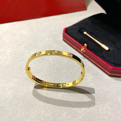 [Love's Uplift]LOVE BRACELET 6.1MM 10 DIAMONDS