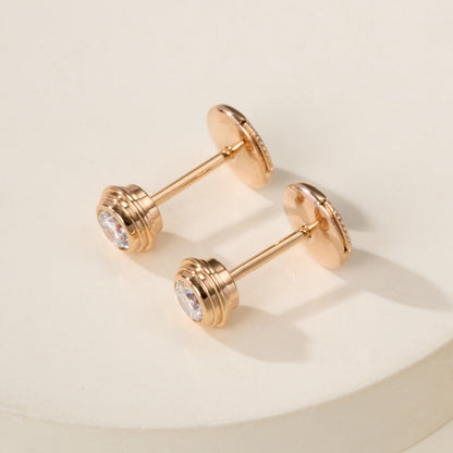 [Love's Uplift]DAMOUR DIAMOND EARRINGS