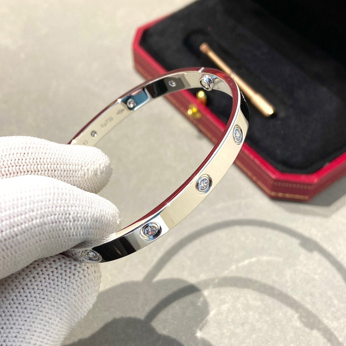 [Love's Uplift]LOVE BRACELET 6.1MM 10 DIAMONDS