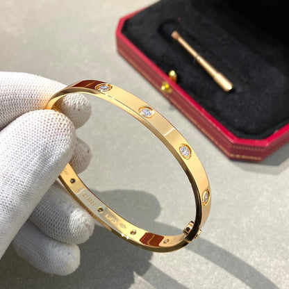 [Love's Uplift]LOVE BRACELET 6.1MM 10 DIAMONDS