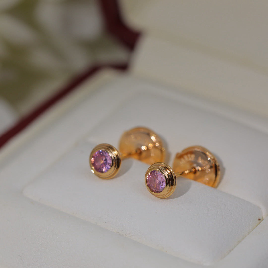 [Love's Uplift]DAMOUR PING DIAMOND EARRINGS