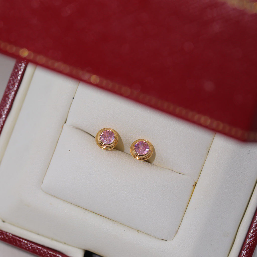 [Love's Uplift]DAMOUR PING DIAMOND EARRINGS