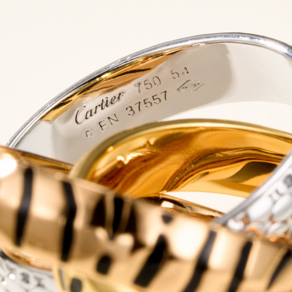 [Love's Uplift Jewelry] TRINITY  RING LEOPARD PRINT