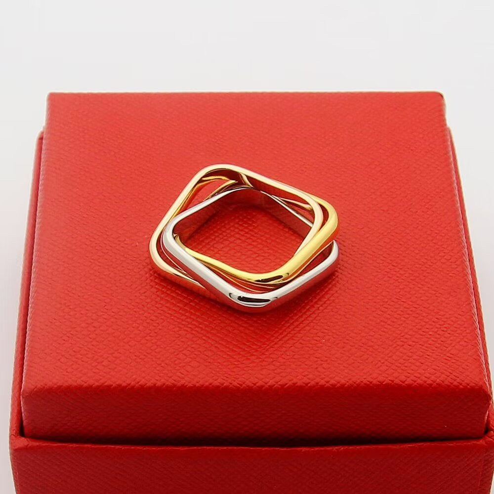 [Love's Uplift Jewelry] TRINITY 3.5MM CUSHION RING COLLECTION