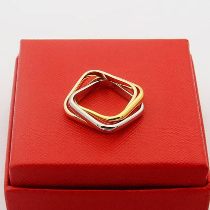 [Love's Uplift Jewelry] TRINITY 3.5MM CUSHION RING COLLECTION