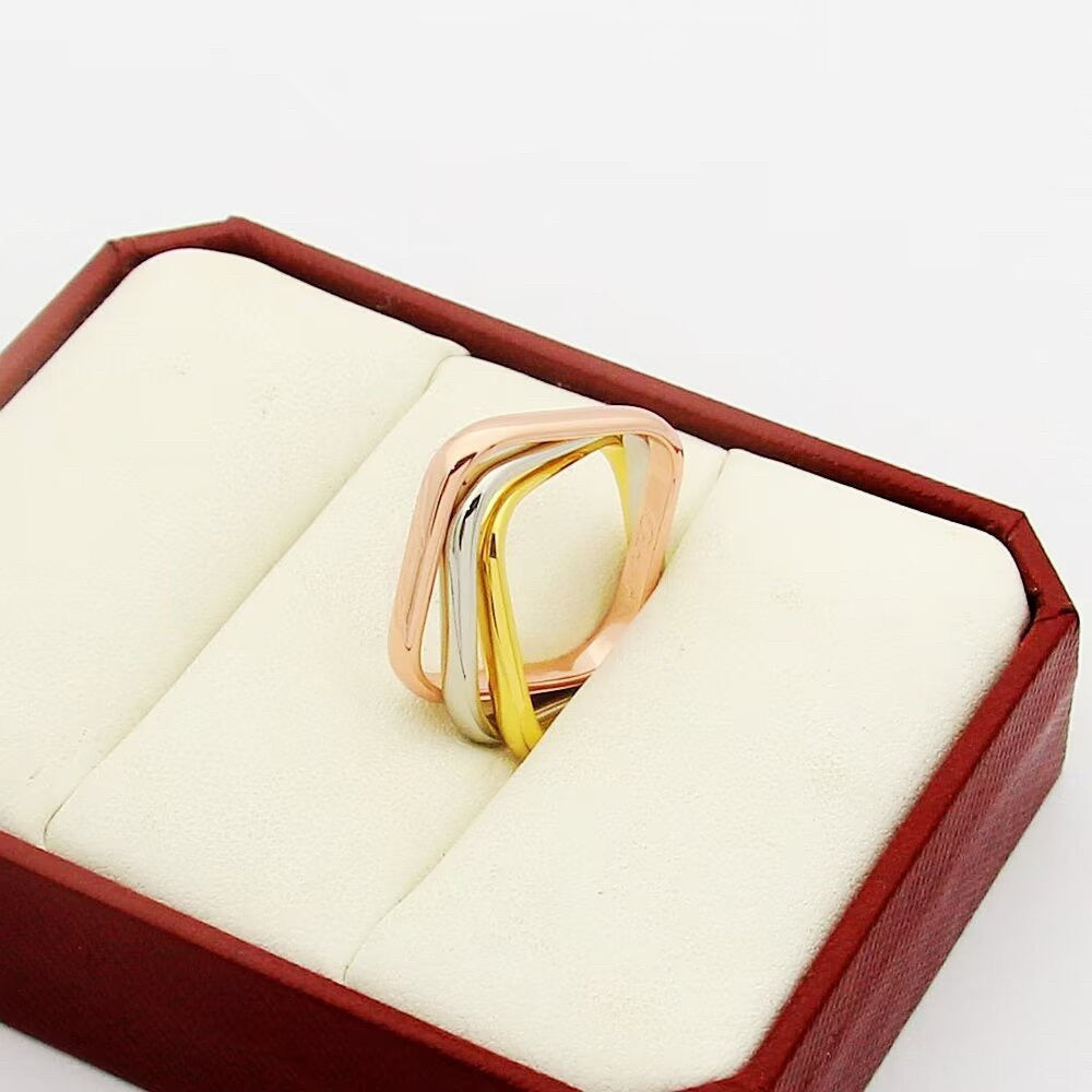 [Love's Uplift Jewelry] TRINITY 3.5MM CUSHION RING COLLECTION