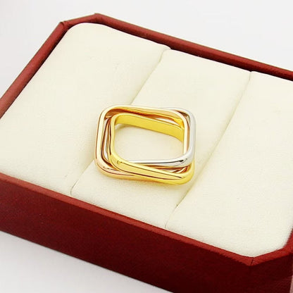 [Love's Uplift Jewelry] TRINITY 3.5MM CUSHION RING COLLECTION