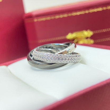[Love's Uplift]TRINITY 3.2MM RING BLACK CERAMIC