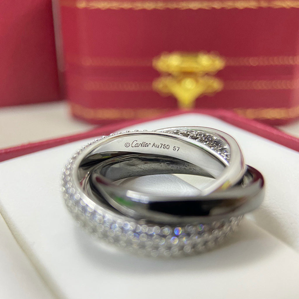 [Love's Uplift]TRINITY 3.2MM RING BLACK CERAMIC