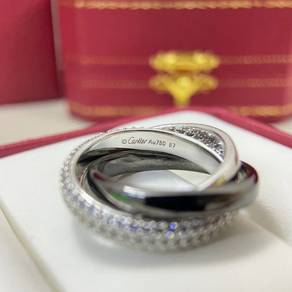 [Love's Uplift]TRINITY 3.2MM RING BLACK CERAMIC