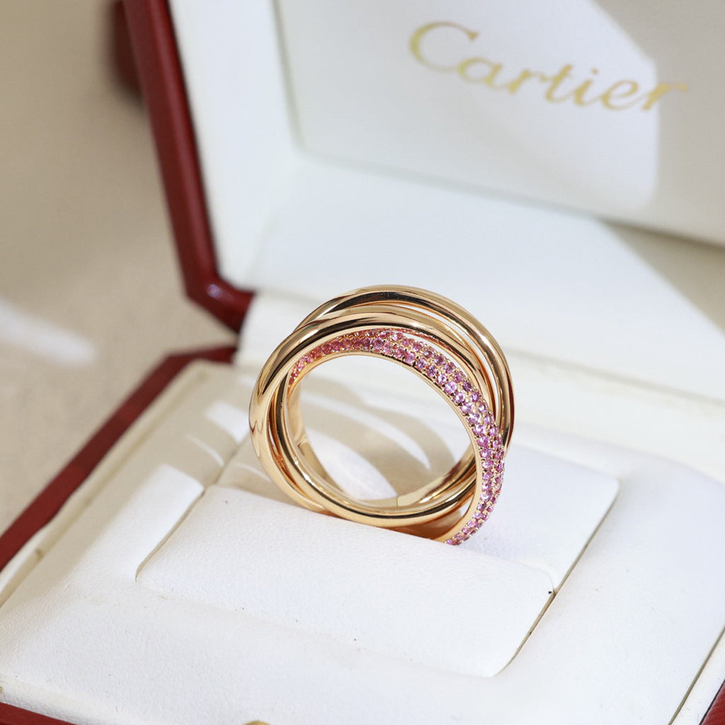 [Love's Uplift]TRINITY 3.2MM RING PINK DIAMOND