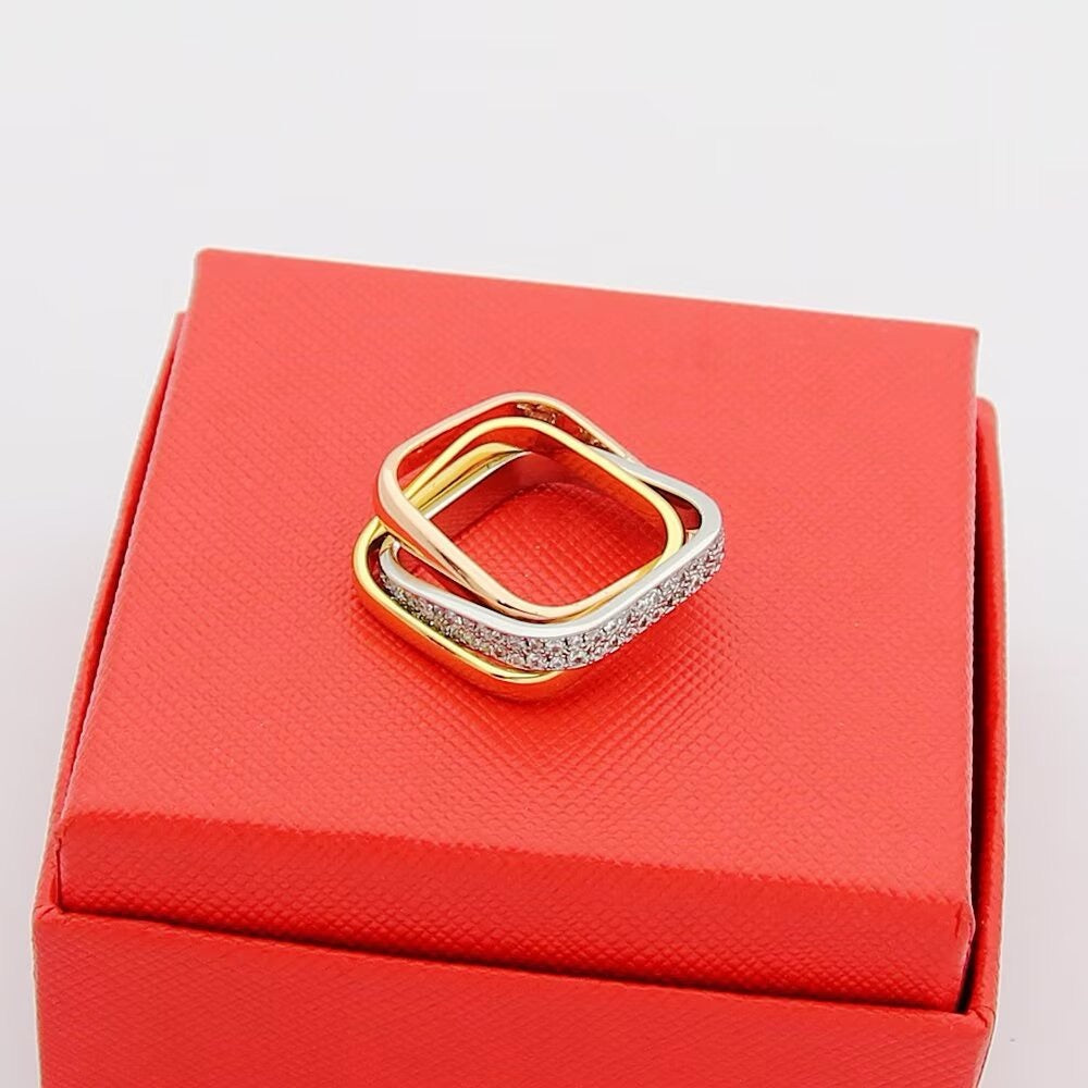 [Love's Uplift Jewelry] TRINITY 3.5MM CUSHION RING COLLECTION