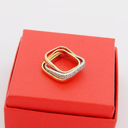 [Love's Uplift Jewelry] TRINITY 3.5MM CUSHION RING COLLECTION