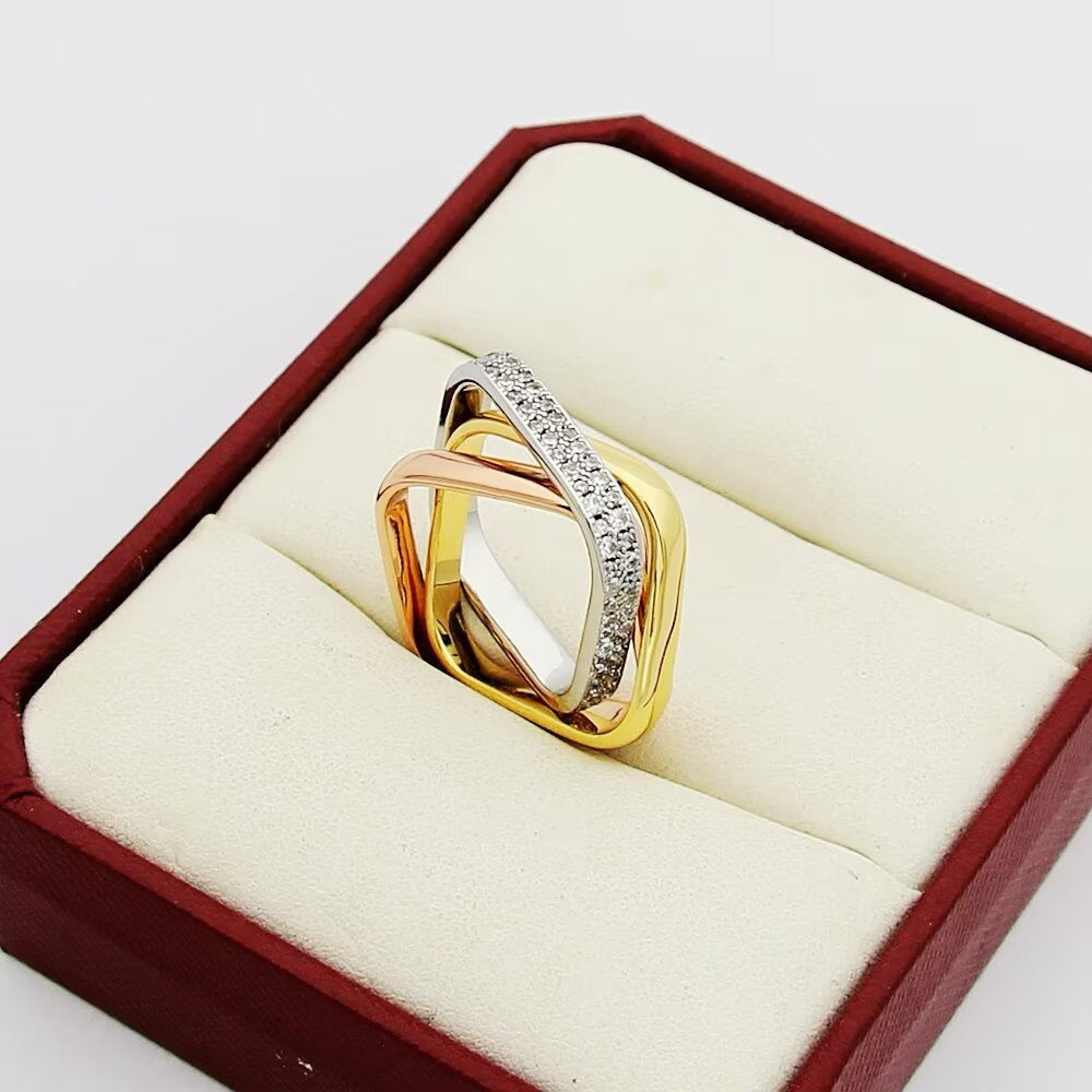 [Love's Uplift Jewelry] TRINITY 3.5MM CUSHION RING COLLECTION
