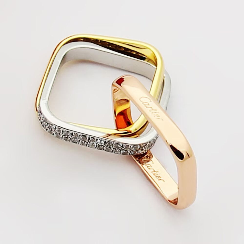 [Love's Uplift Jewelry] TRINITY 3.5MM CUSHION RING COLLECTION