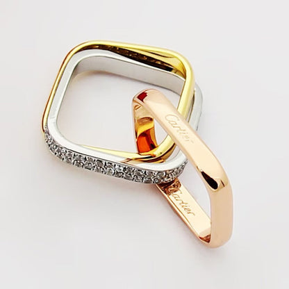 [Love's Uplift Jewelry] TRINITY 3.5MM CUSHION RING COLLECTION