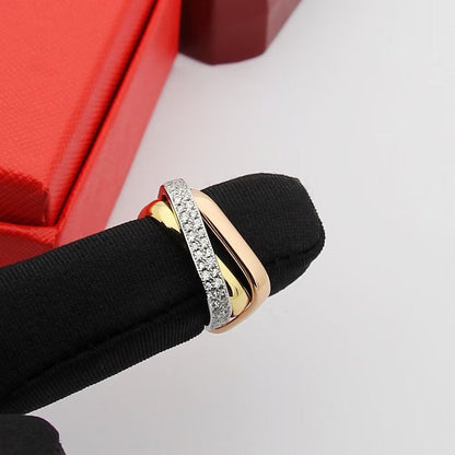 [Love's Uplift Jewelry] TRINITY 3.5MM CUSHION RING COLLECTION