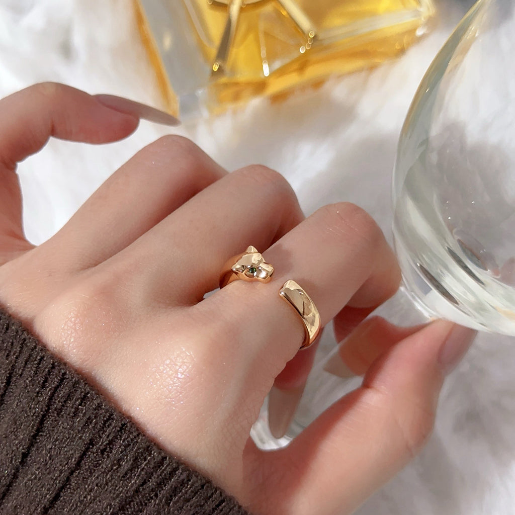[Love's Uplift]PANTHERE NO DIAMOND SMALL RING