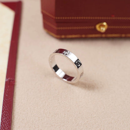 [Love's Uplift]LOVE 4MM 1 DIAMOND RING
