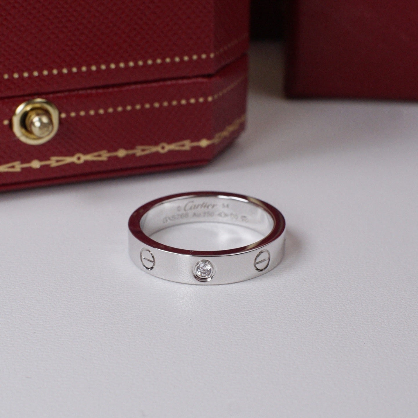 [Love's Uplift]LOVE 4MM 1 DIAMOND RING