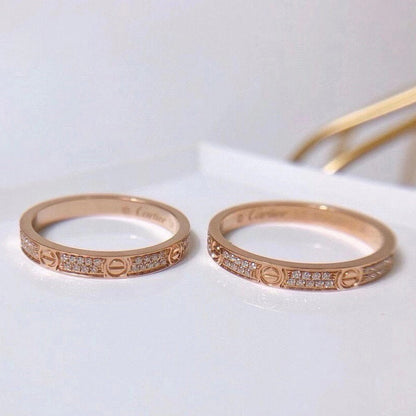 [Love's Uplift]LOVE RING 2.65MM DIAMOND