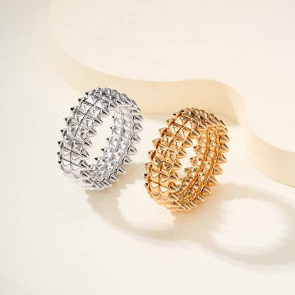 [Love's Uplift]CLASH 9.2MM DOUBLE ROW RING
