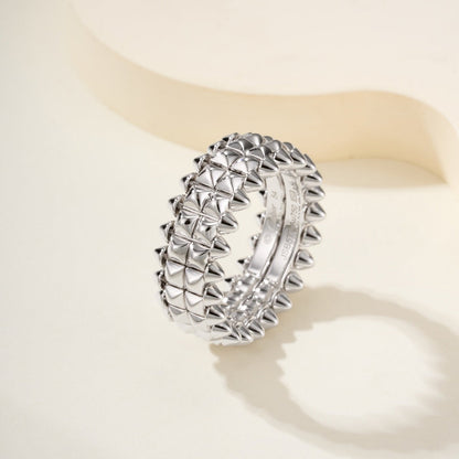 [Love's Uplift]CLASH 9.2MM DOUBLE ROW RING