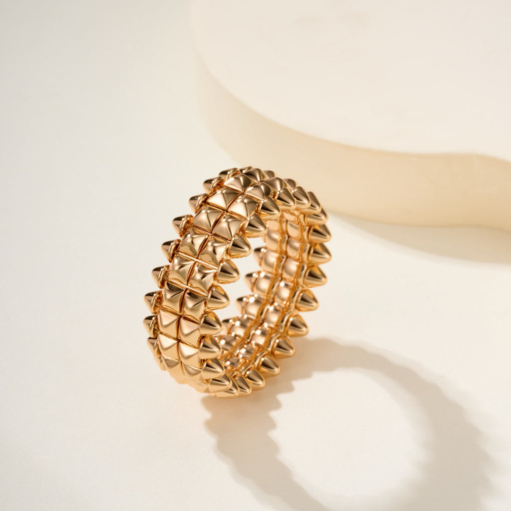 [Love's Uplift]CLASH 9.2MM DOUBLE ROW RING