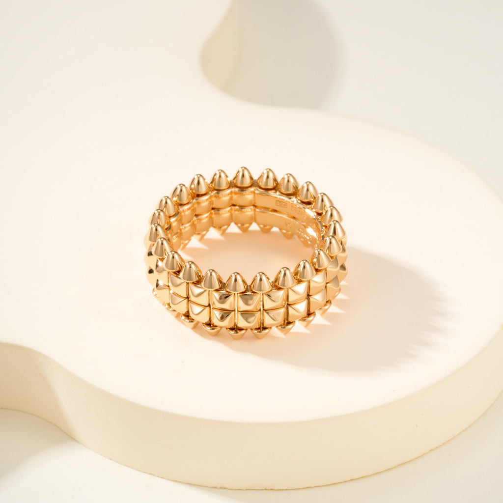 [Love's Uplift]CLASH 9.2MM DOUBLE ROW RING