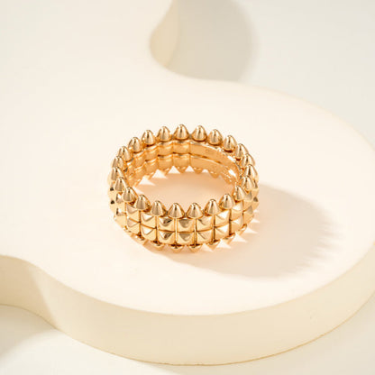 [Love's Uplift]CLASH 9.2MM DOUBLE ROW RING