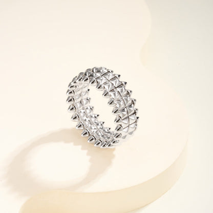 [Love's Uplift]CLASH 9.2MM DOUBLE ROW RING
