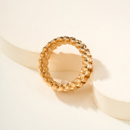 [Love's Uplift]CLASH 9.2MM DOUBLE ROW RING
