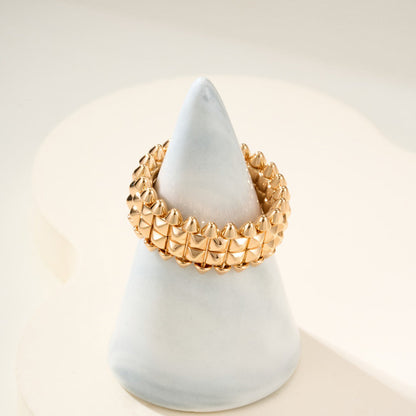 [Love's Uplift]CLASH 9.2MM DOUBLE ROW RING