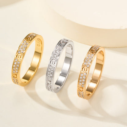 [Love's Uplift]LOVE RING 2.65MM DIAMOND