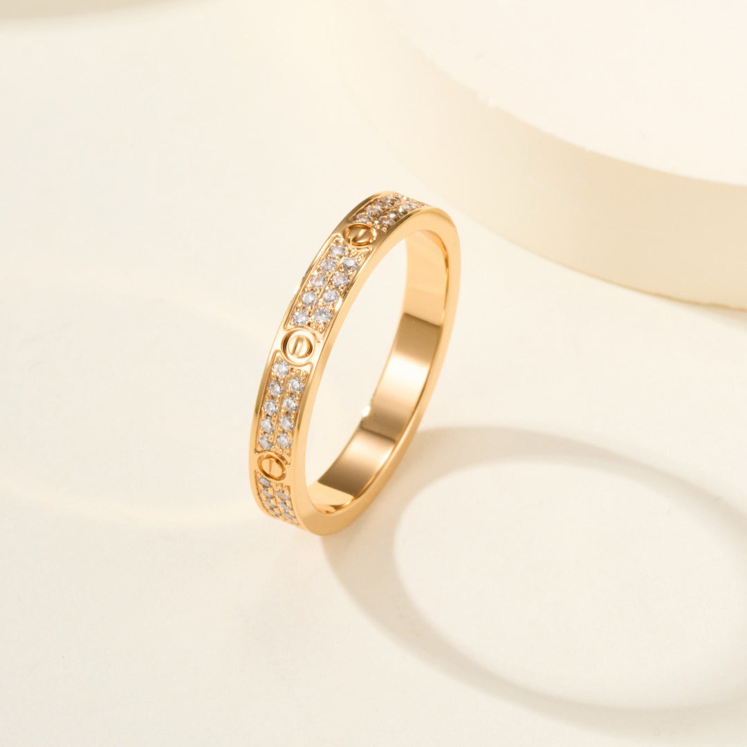 [Love's Uplift]LOVE RING 2.65MM DIAMOND