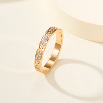 [Love's Uplift]LOVE RING 2.65MM DIAMOND